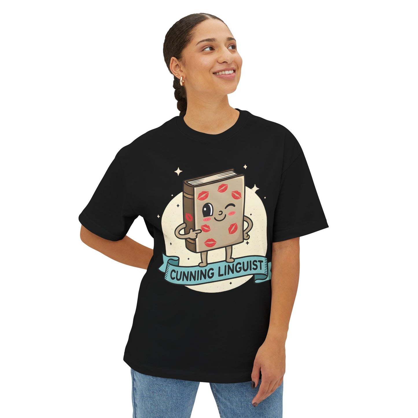 Cunning Linguist Unisex Oversized Tee