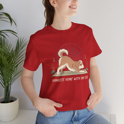 Namaste With My Dog Tee