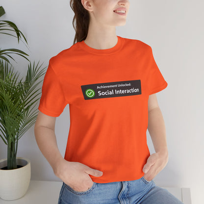 Social Interaction Achievement Tee