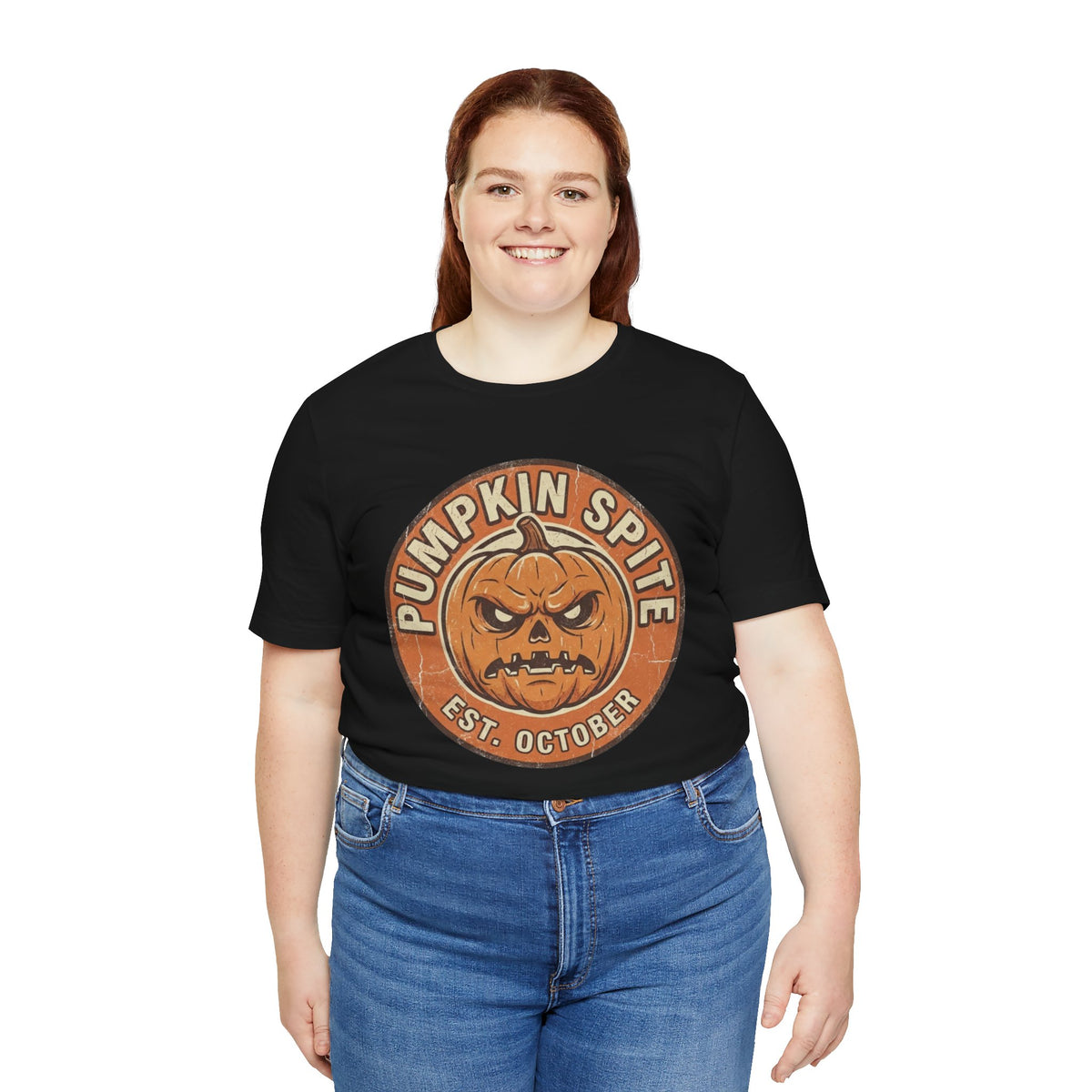 Pumpkin Spite Tee — 'Pumpkin Spite • Est. October' Halloween Graphic Shirt