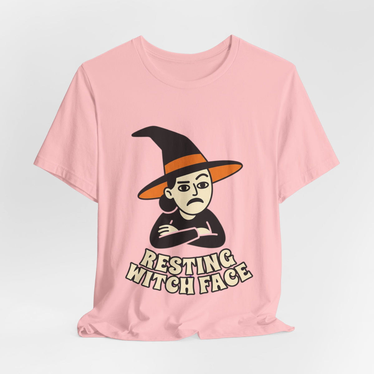 Resting Witch Face Tee — Funny Halloween Graphic T-Shirt