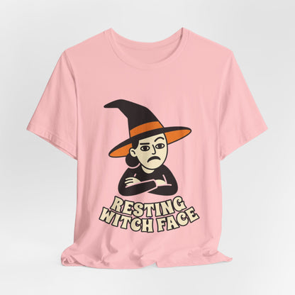 Resting Witch Face Tee — Funny Halloween Graphic T-Shirt