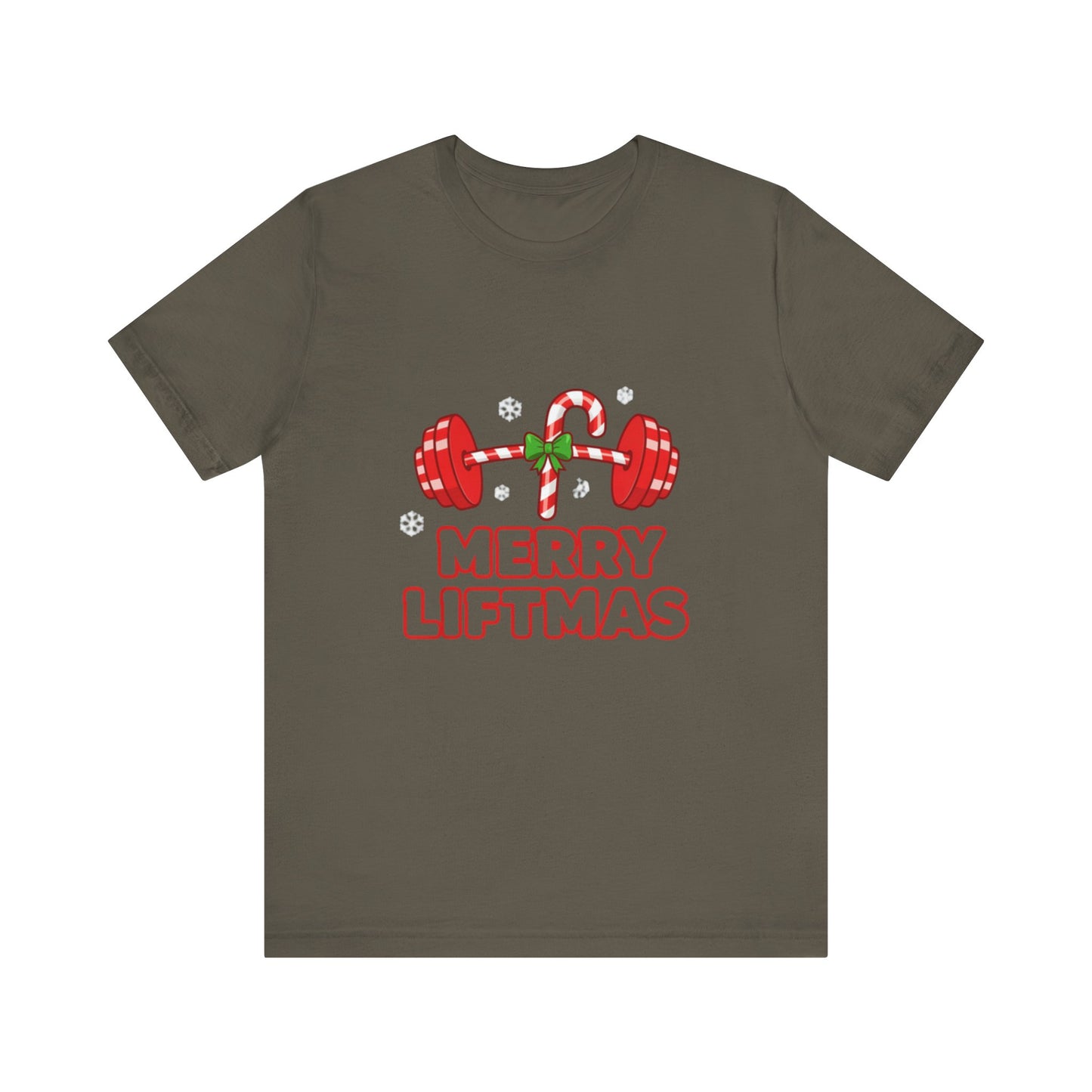 Merry Liftmas Tee - Unisex Christmas Workout Shirt