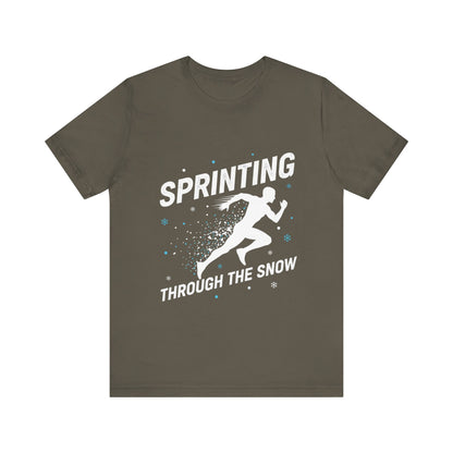 Sprinting Through The Snow T-Shirt