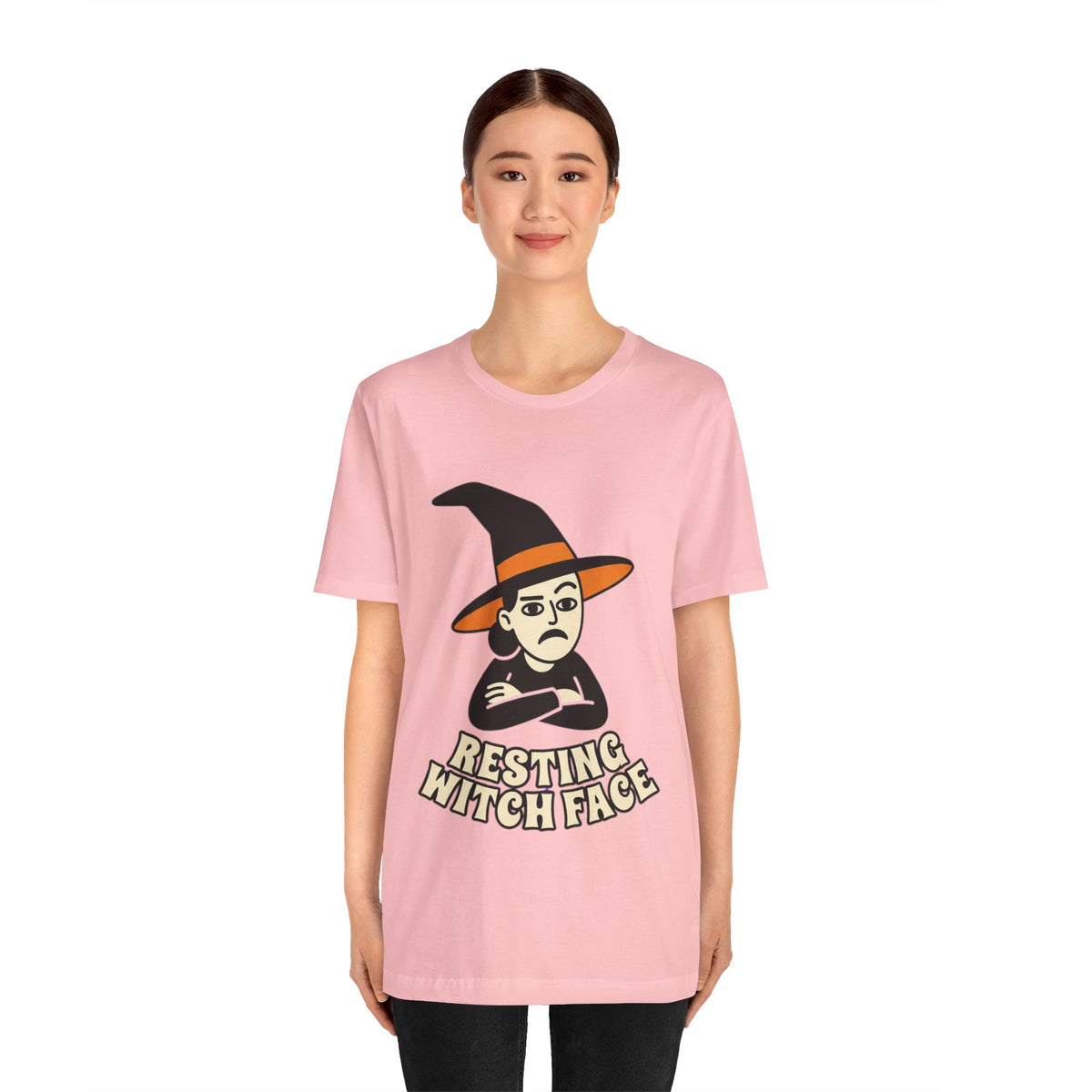 Resting Witch Face Tee — Funny Halloween Graphic T-Shirt