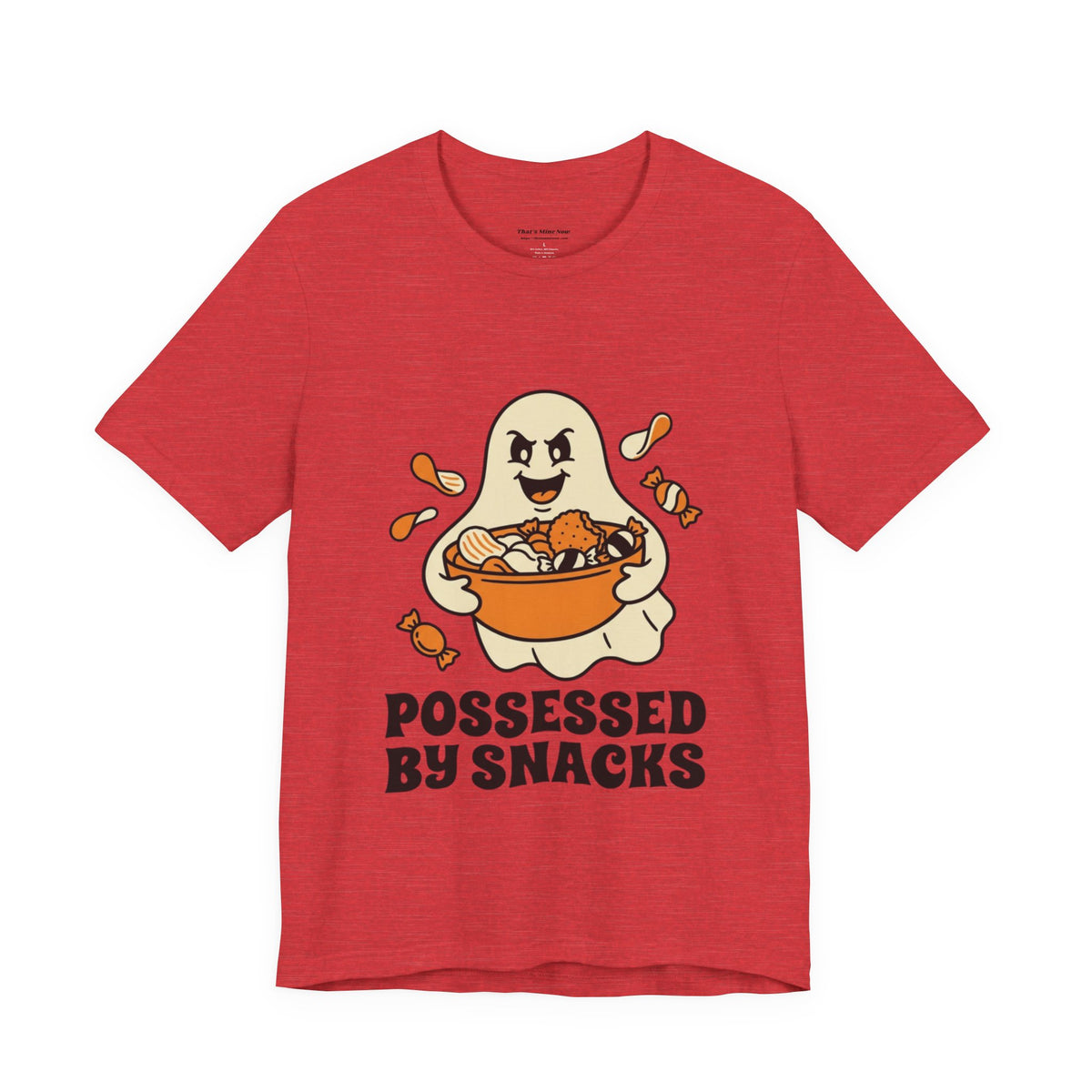 Possessed By Snacks T-Shirt – Cute Ghost Eating Candy Tee