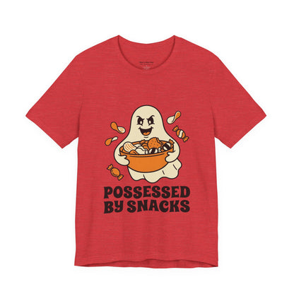 Possessed By Snacks T-Shirt – Cute Ghost Eating Candy Tee