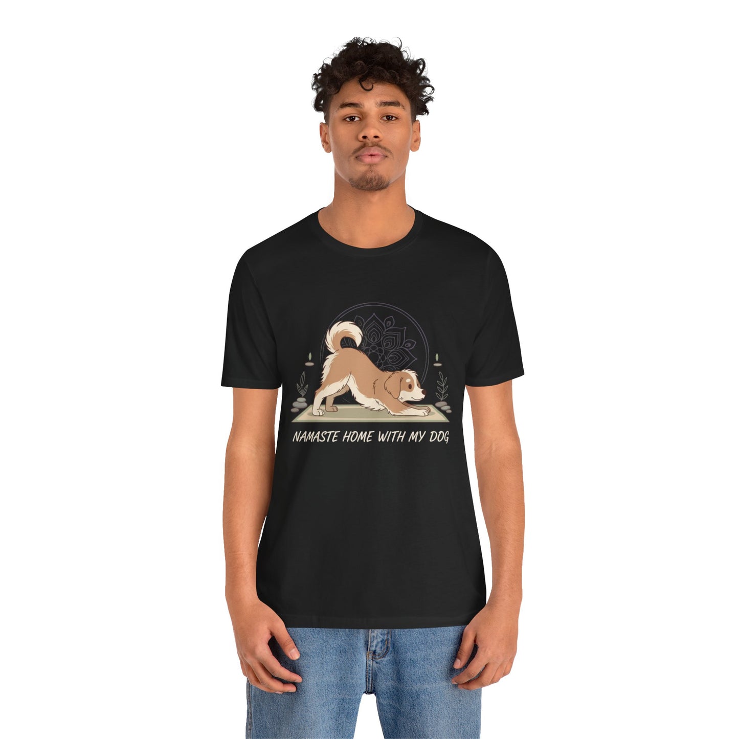Namaste With My Dog Tee