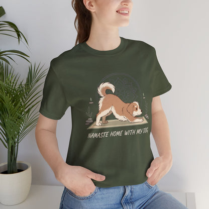 Namaste With My Dog Tee