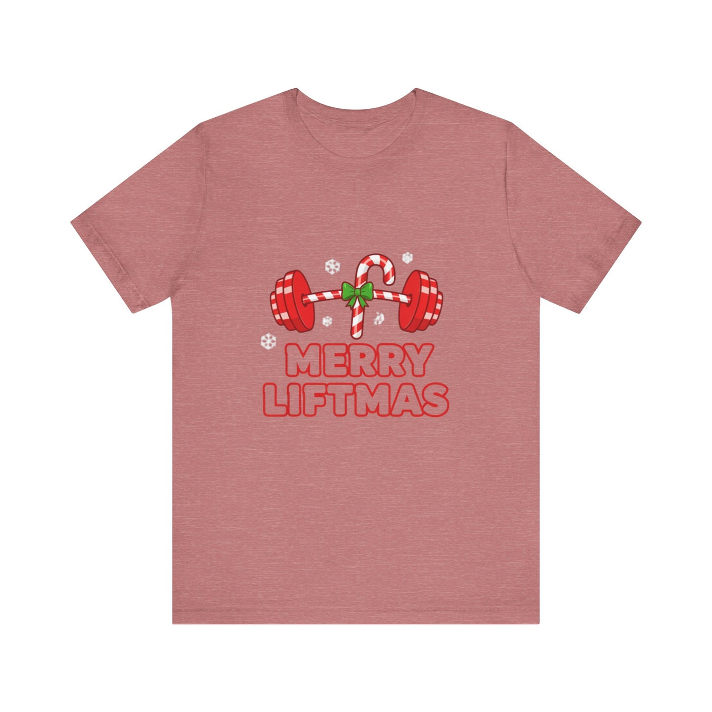 Merry Liftmas Tee - Unisex Christmas Workout Shirt