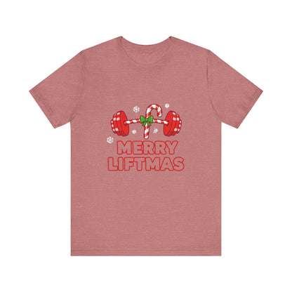 Merry Liftmas Tee - Unisex Christmas Workout Shirt