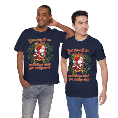 Sit On My Lap Christmas Tee