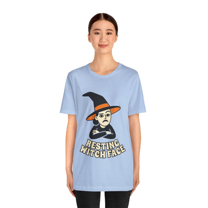 Resting Witch Face Tee — Funny Halloween Graphic T-Shirt
