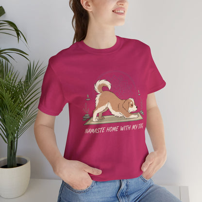 Namaste With My Dog Tee