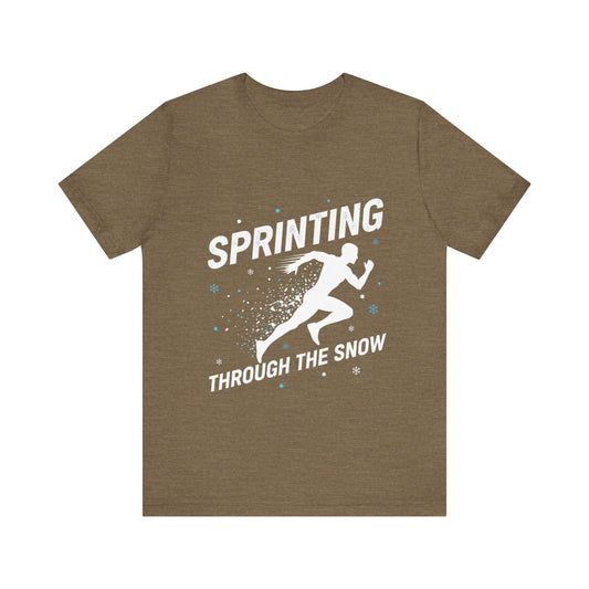 Sprinting Through The Snow T-Shirt