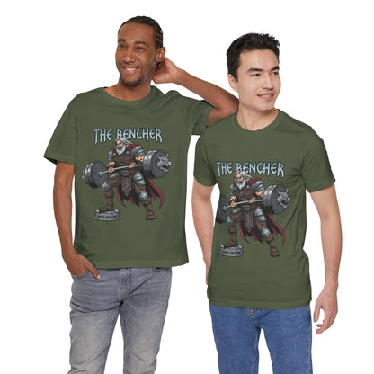 The Bencher T-Shirt — Viking Strength Gym Tee