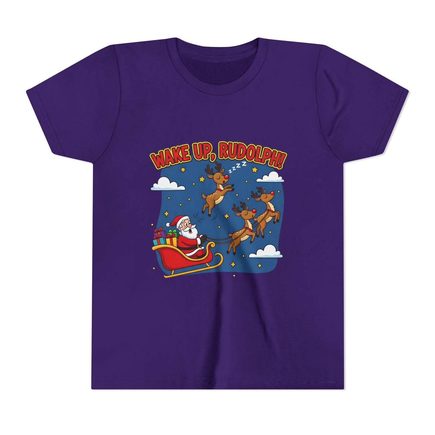 Wake Up, Rudolph! Youth Christmas Tee