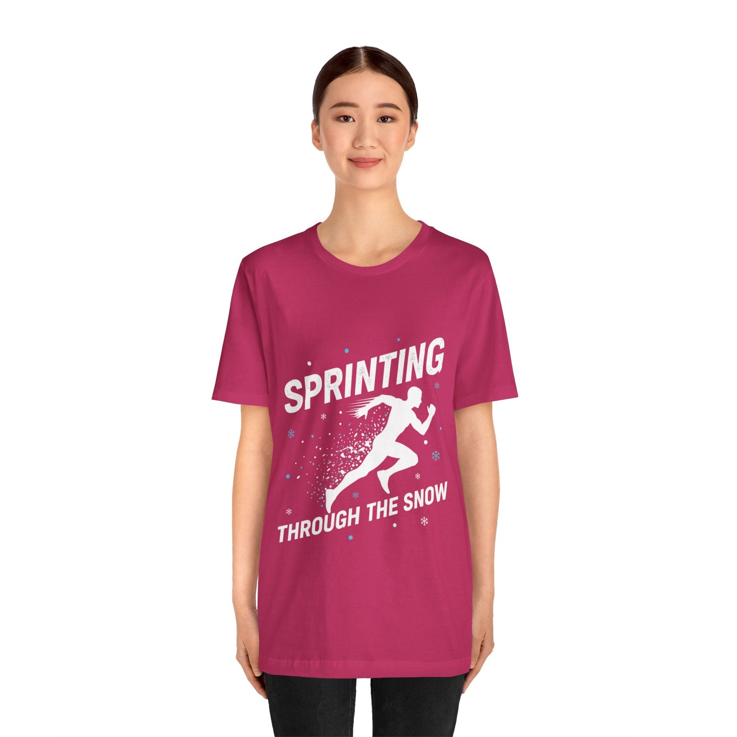 Sprinting Through The Snow T-Shirt