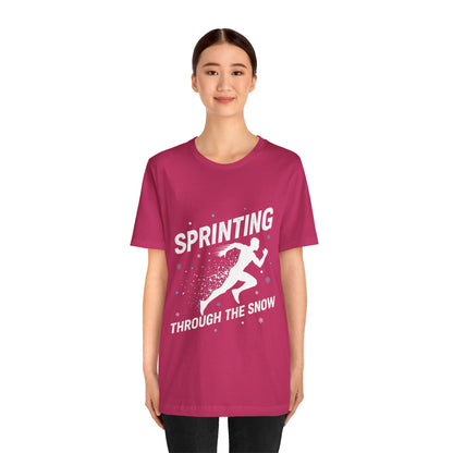 Sprinting Through The Snow T-Shirt
