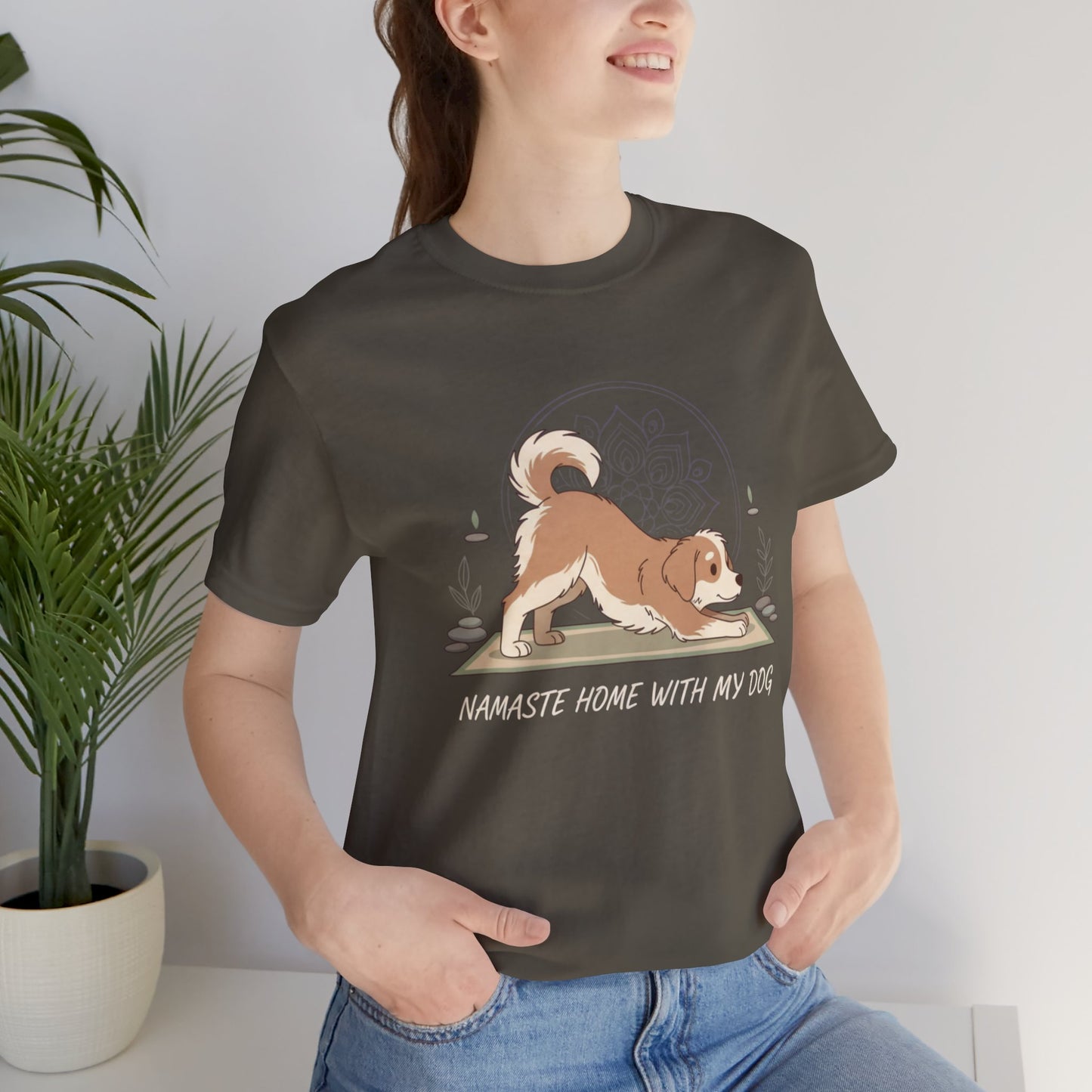 Namaste With My Dog Tee