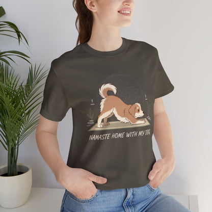 Namaste With My Dog Tee