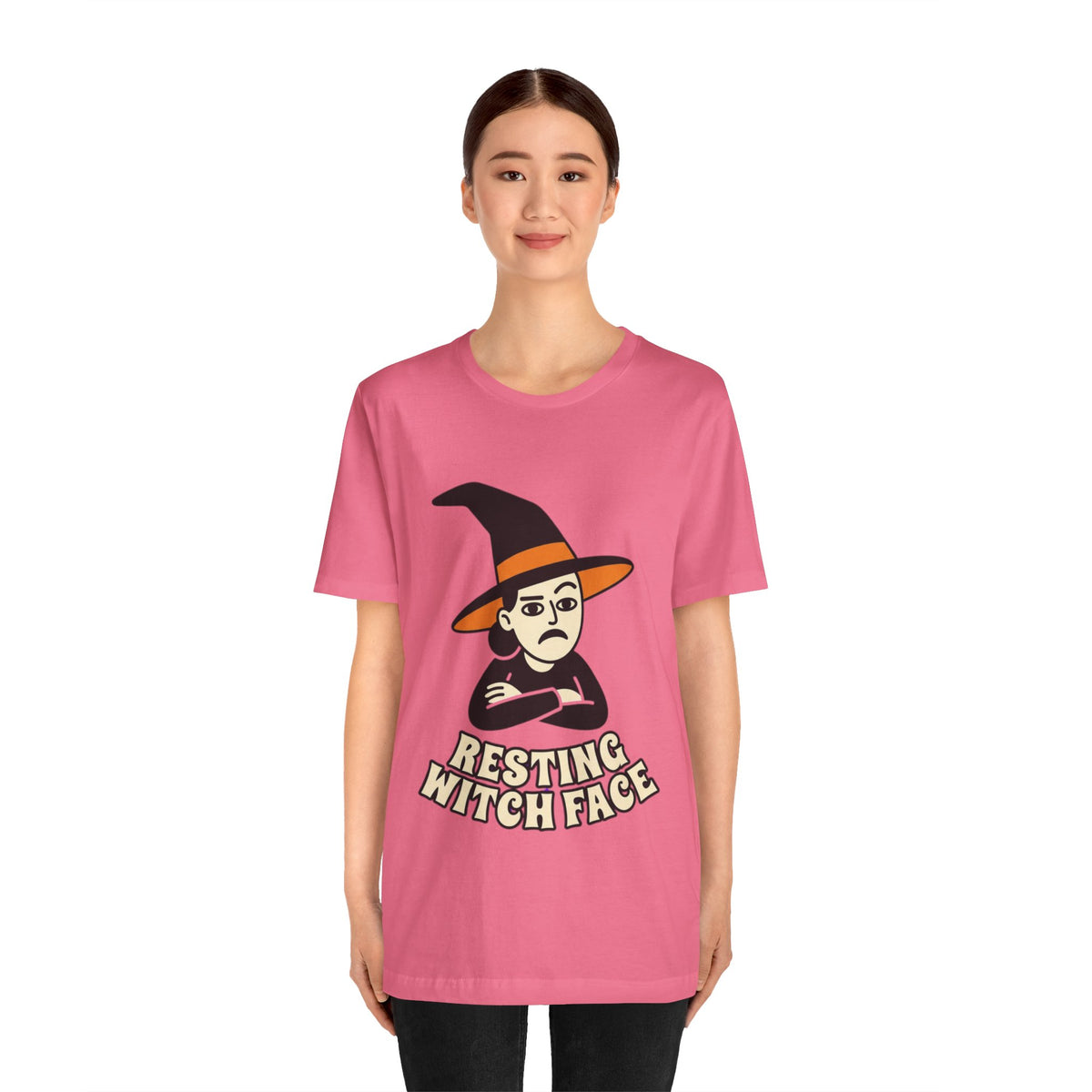 Resting Witch Face Tee — Funny Halloween Graphic T-Shirt