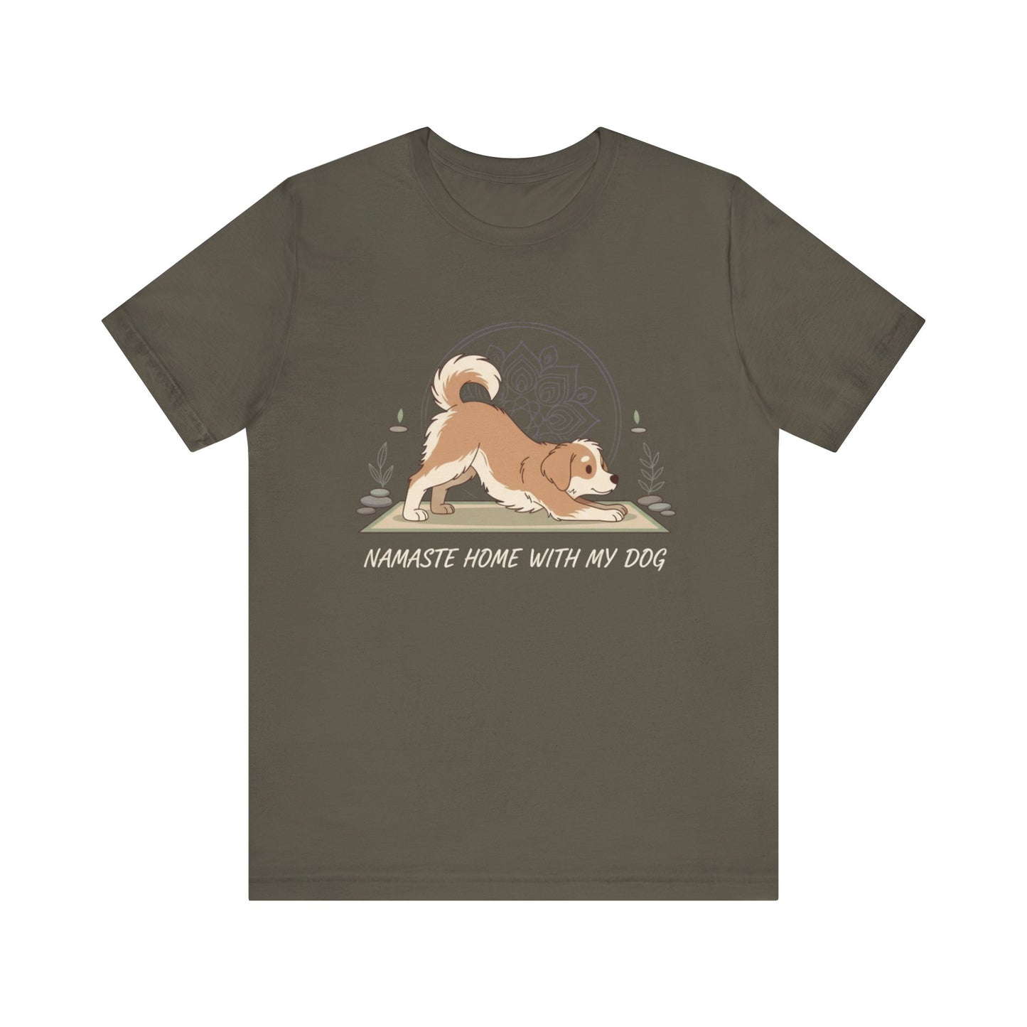 Namaste With My Dog Tee