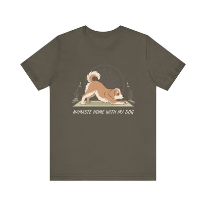 Namaste With My Dog Tee