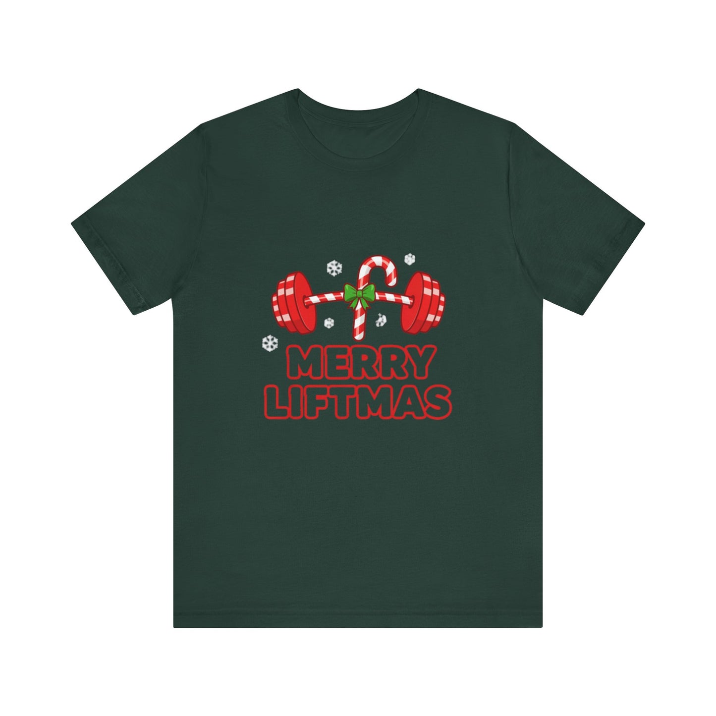 Merry Liftmas Tee - Unisex Christmas Workout Shirt