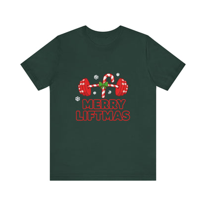 Merry Liftmas Tee - Unisex Christmas Workout Shirt