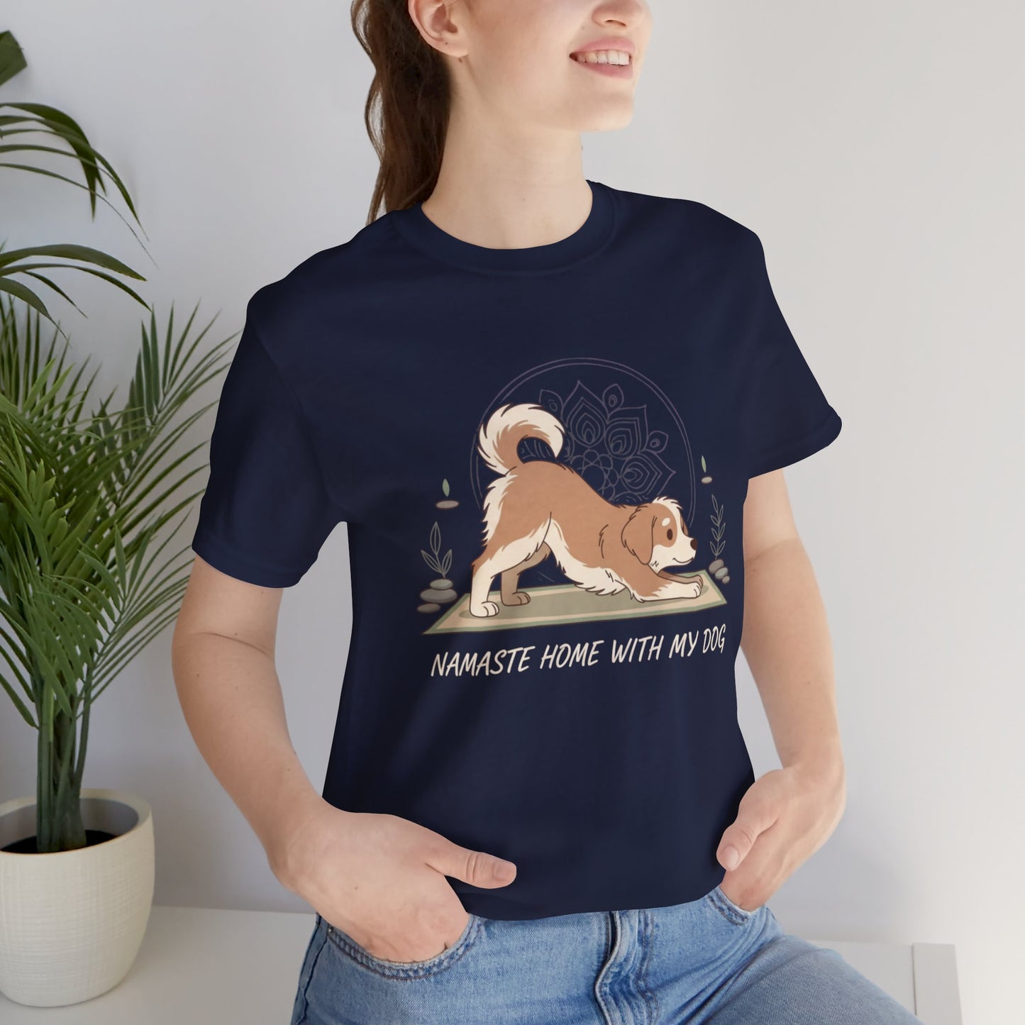 Namaste With My Dog Tee
