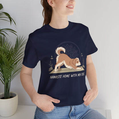 Namaste With My Dog Tee