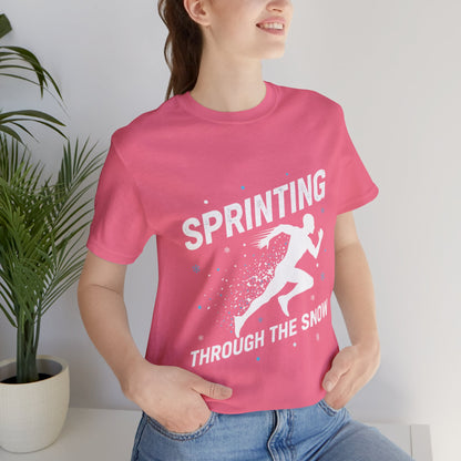 Sprinting Through The Snow T-Shirt