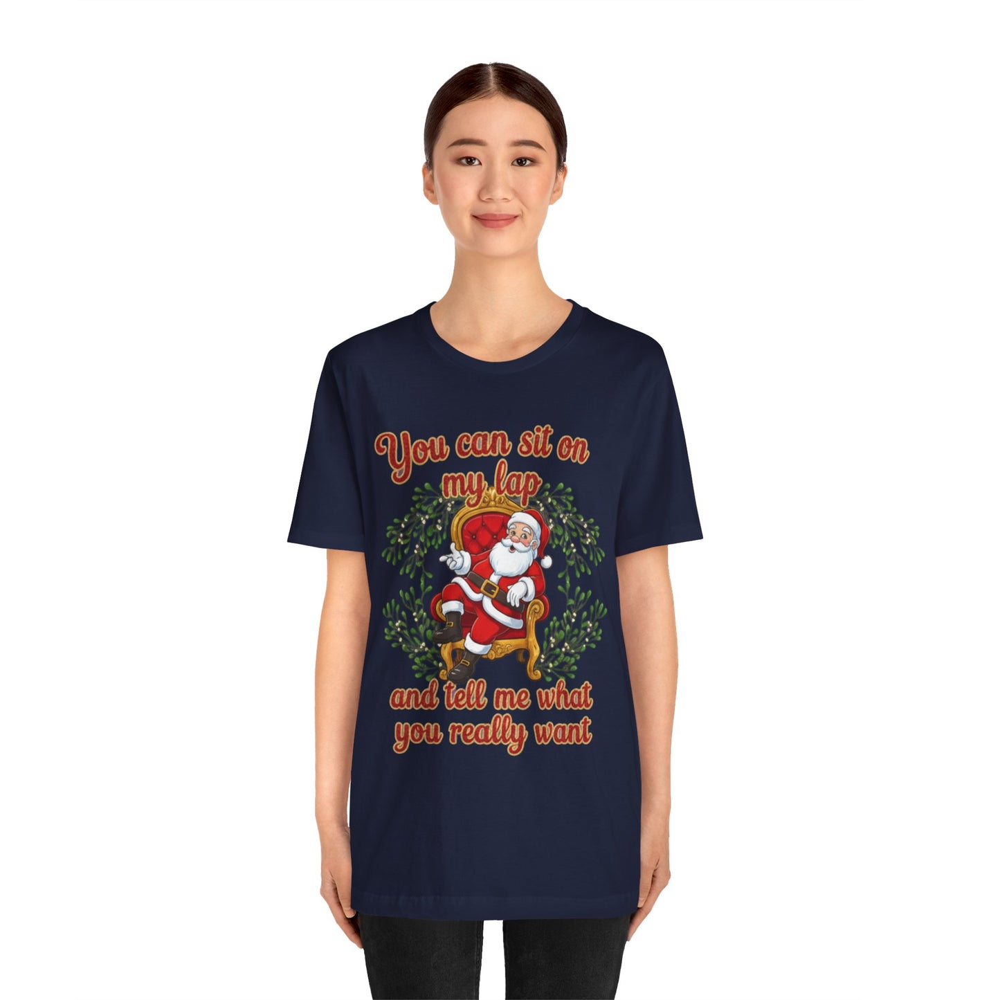 Sit On My Lap Christmas Tee