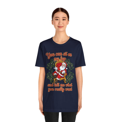 Sit On My Lap Christmas Tee