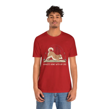 Namaste With My Dog Tee