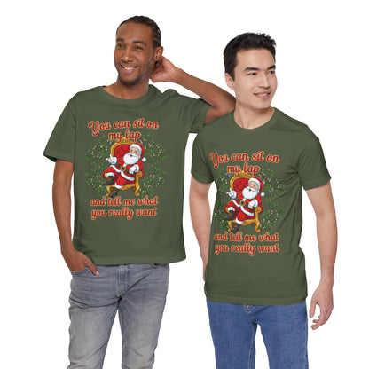 Sit On My Lap Christmas Tee