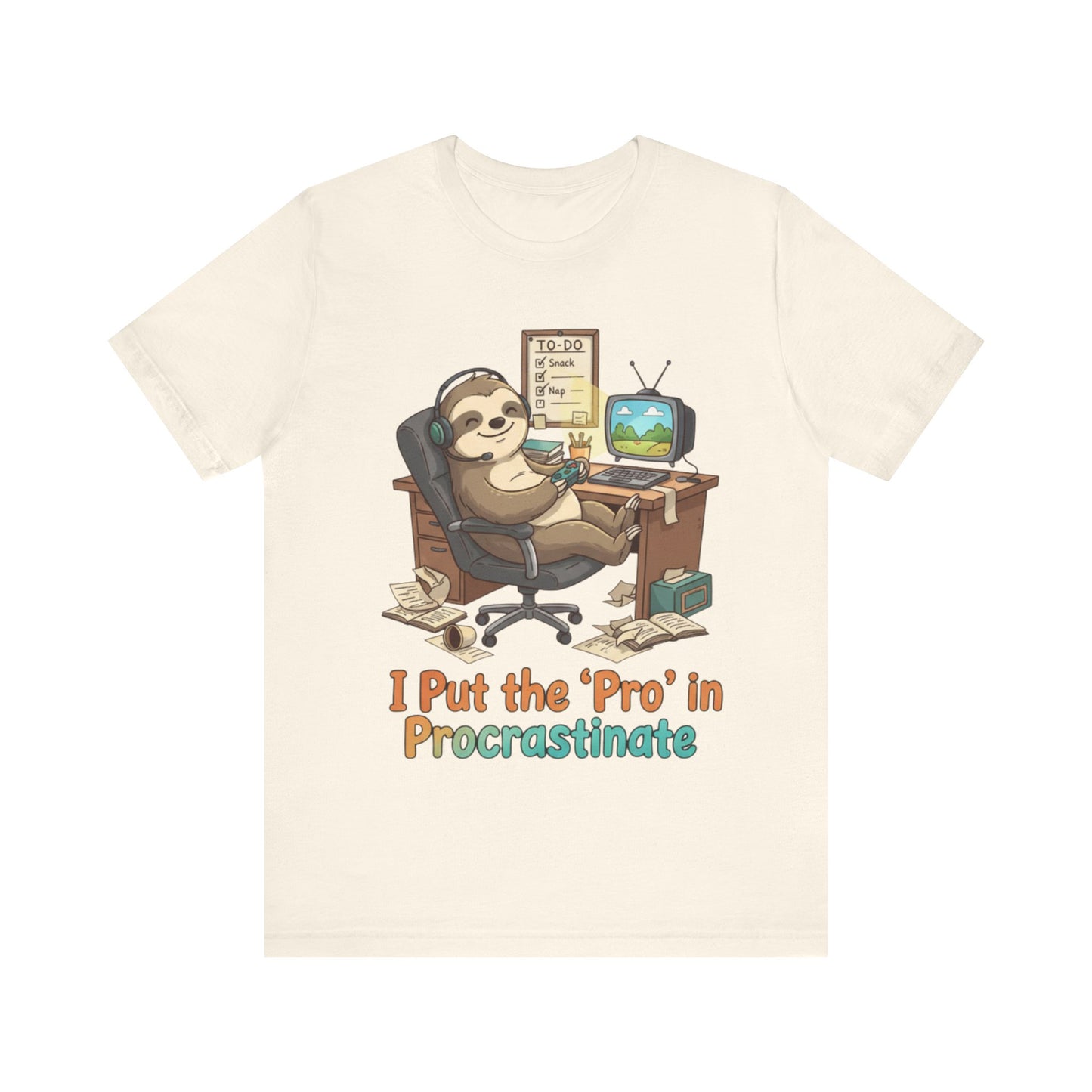 Procrastination Sloth Tee