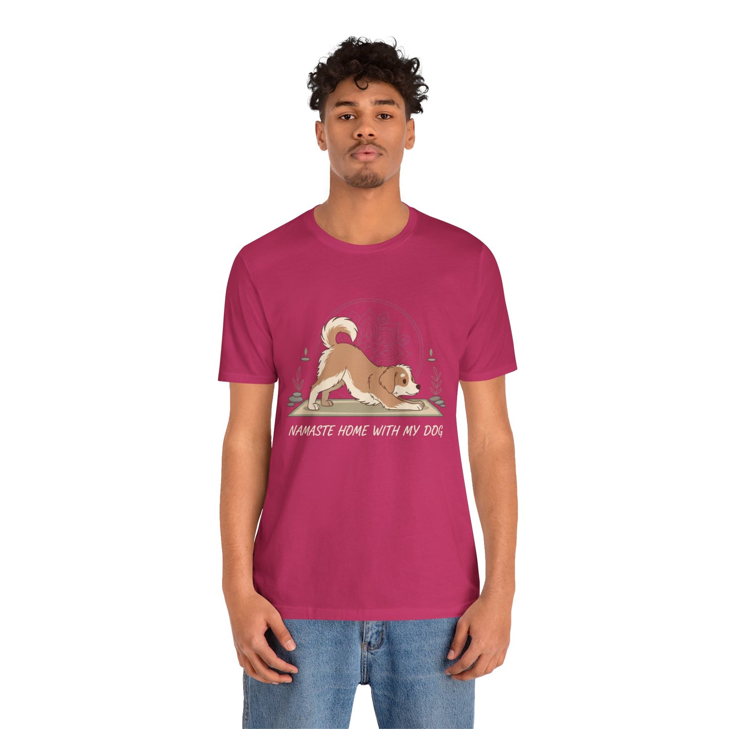 Namaste With My Dog Tee