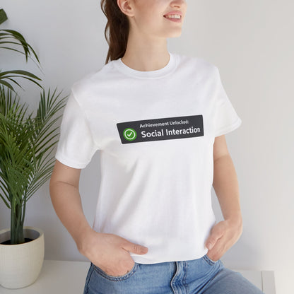 Social Interaction Achievement Tee