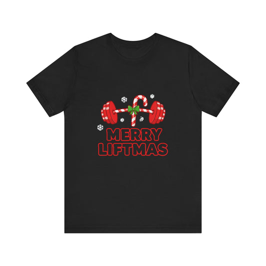 Merry Liftmas Tee - Unisex Christmas Workout Shirt