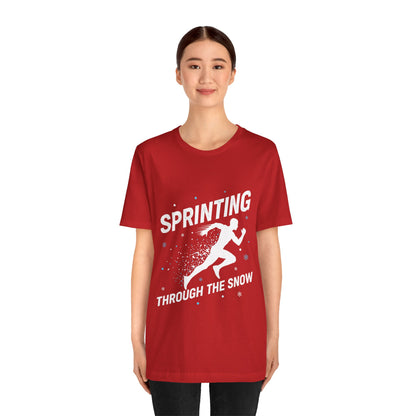 Sprinting Through The Snow T-Shirt