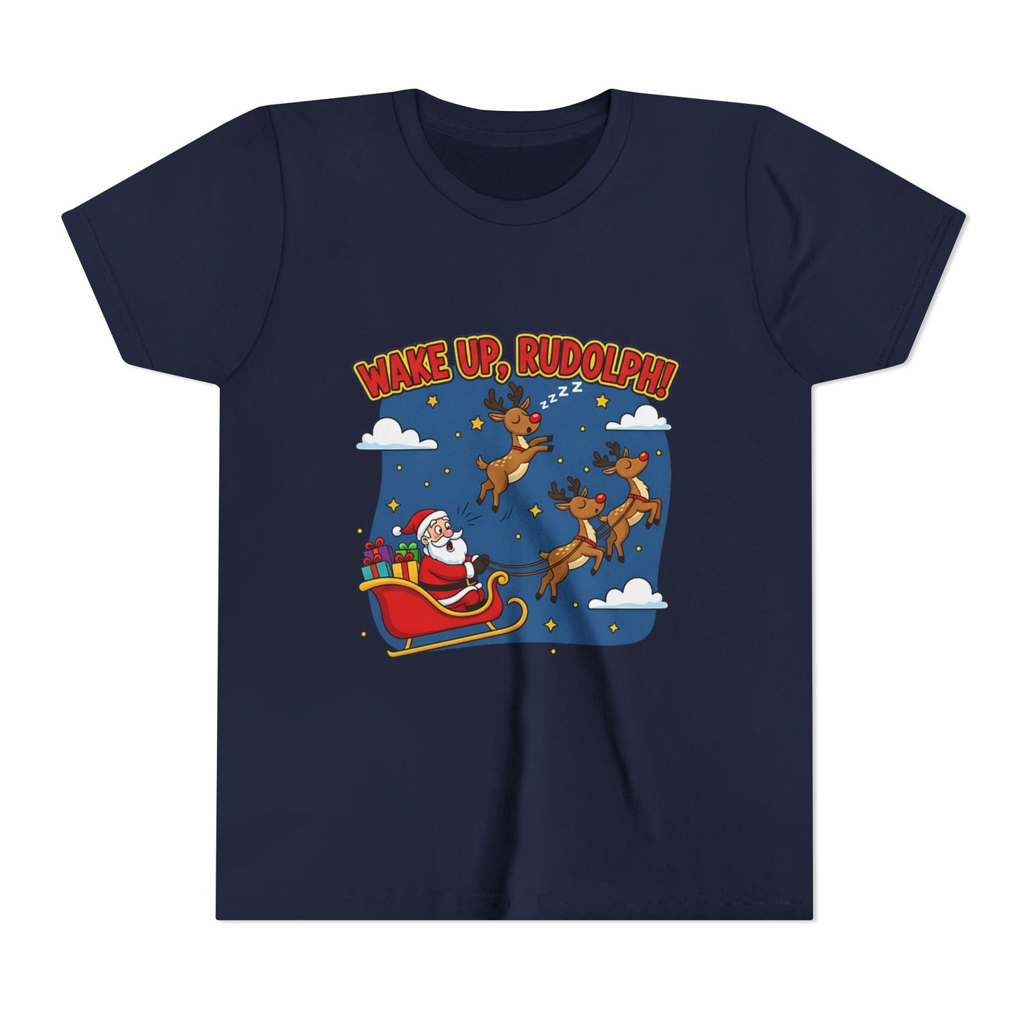 Wake Up, Rudolph! Youth Christmas Tee