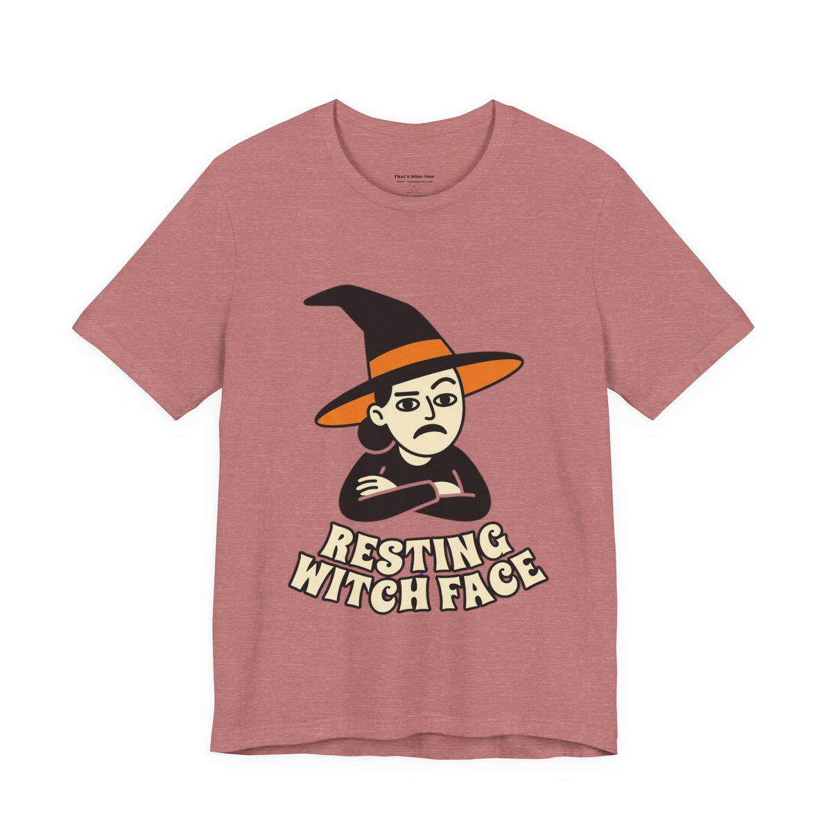 Resting Witch Face Tee — Funny Halloween Graphic T-Shirt