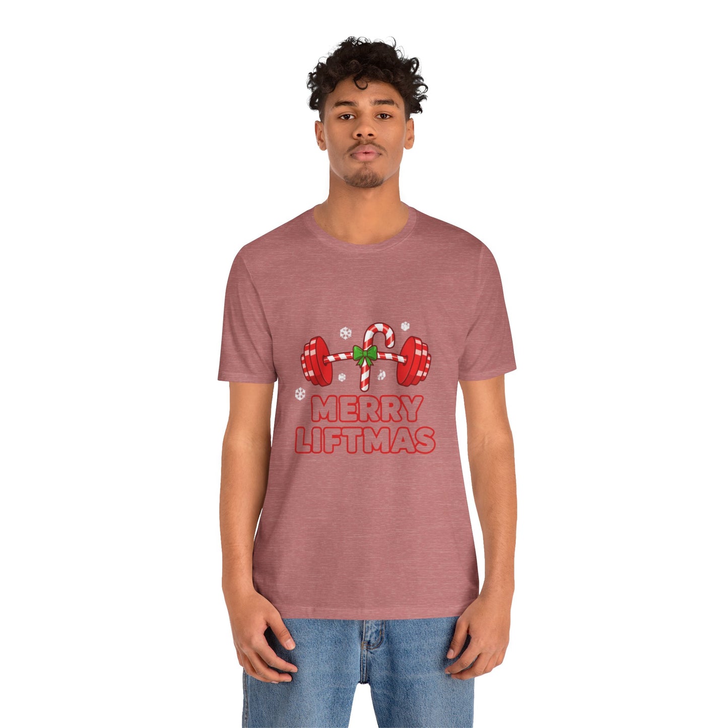 Merry Liftmas Tee - Unisex Christmas Workout Shirt