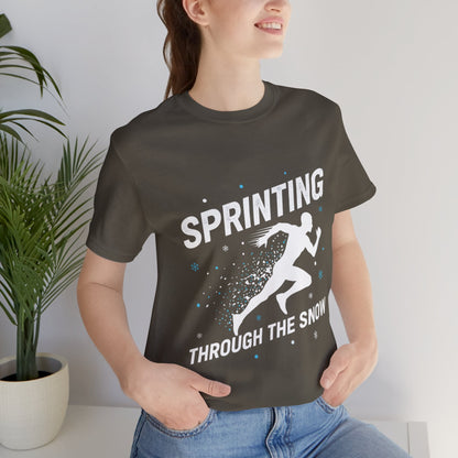 Sprinting Through The Snow T-Shirt
