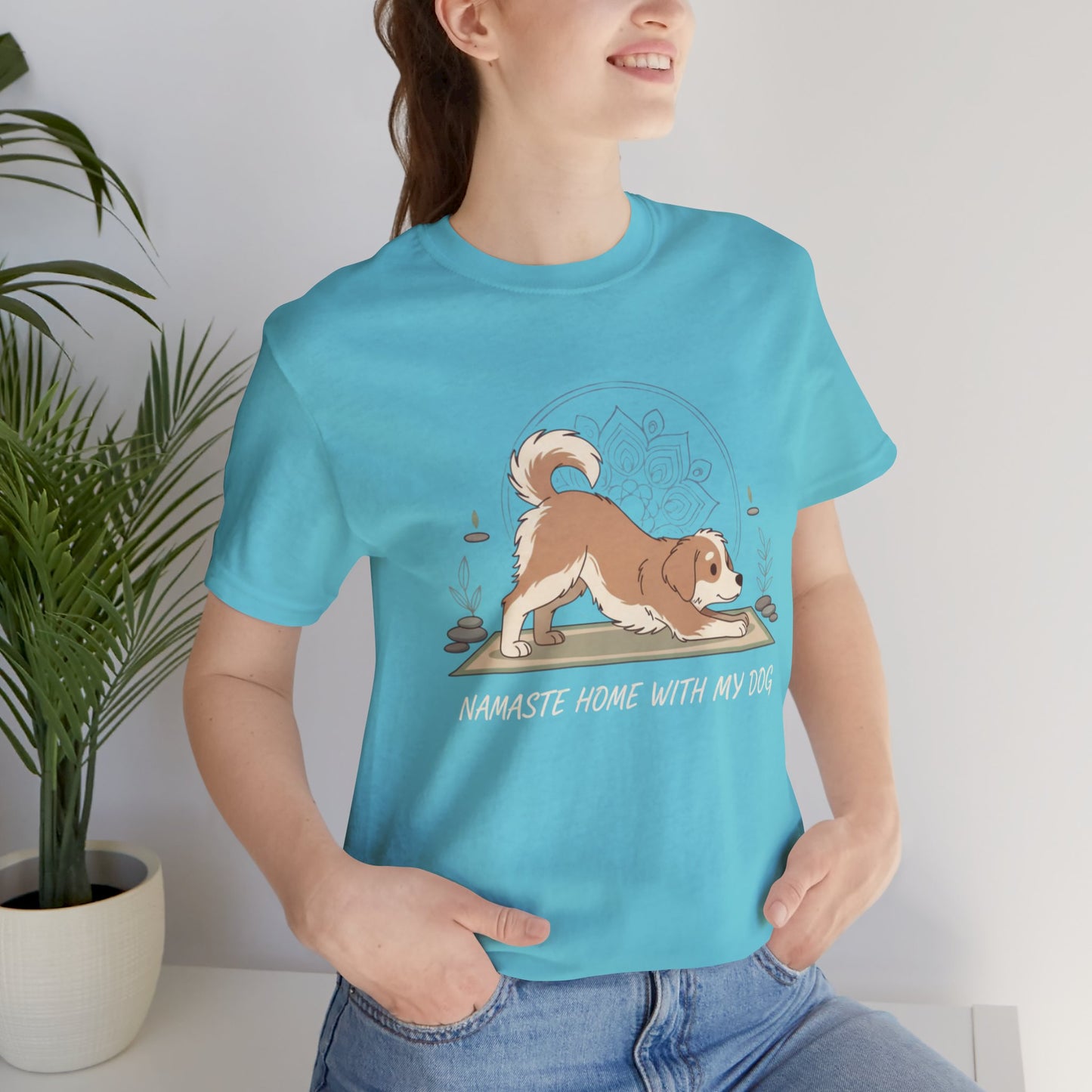 Namaste With My Dog Tee