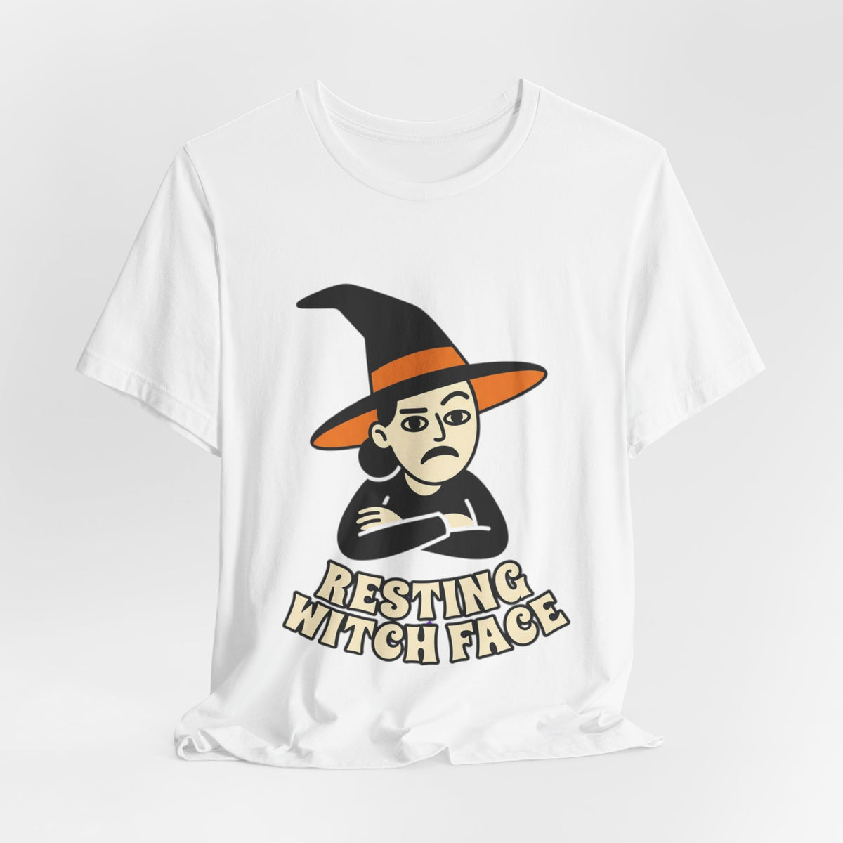 Resting Witch Face Tee — Funny Halloween Graphic T-Shirt
