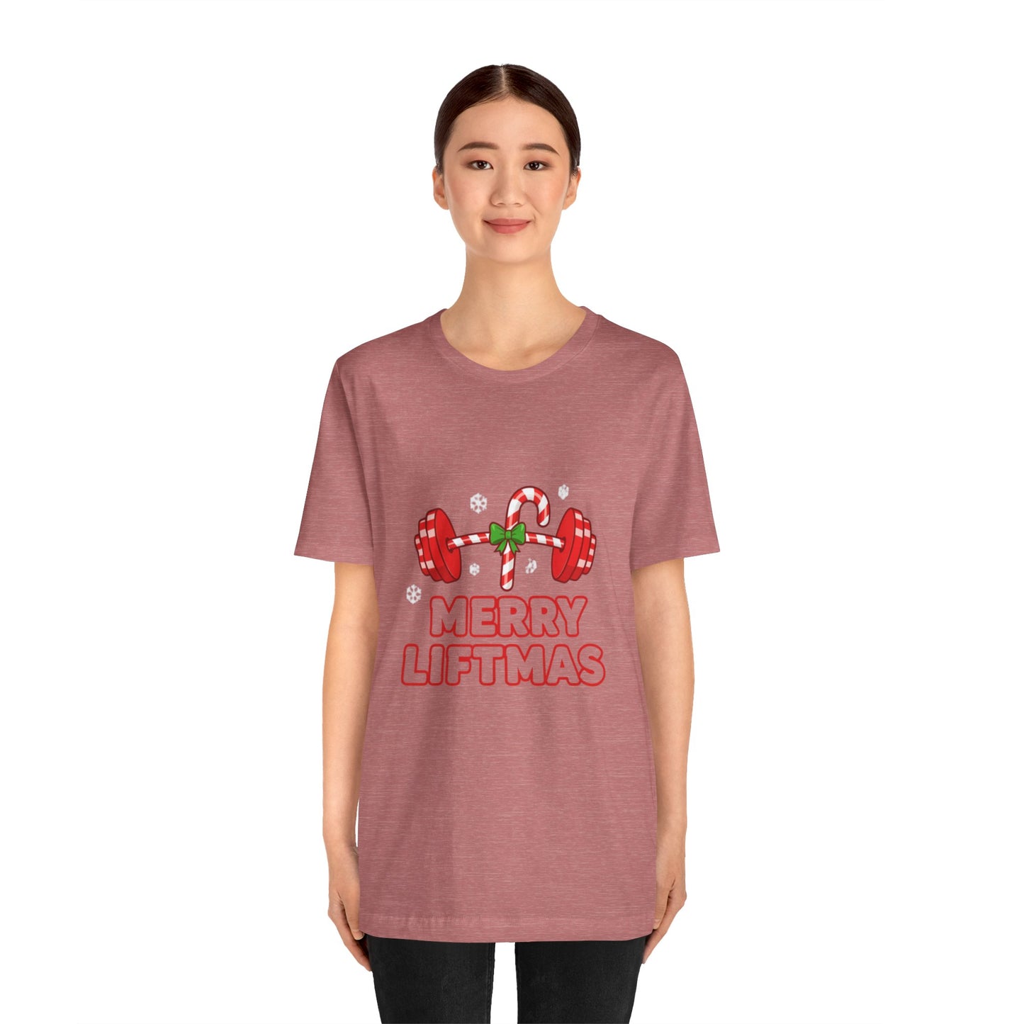 Merry Liftmas Tee - Unisex Christmas Workout Shirt