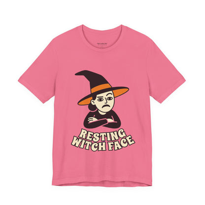 Resting Witch Face Tee — Funny Halloween Graphic T-Shirt